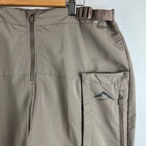 Nike ACG Trail‎ Repel Running Hiking Pants Womens Large Brown FV6371-233 Belt